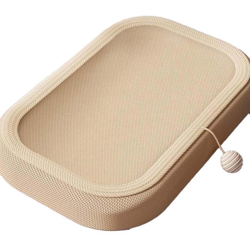 Durable Sisal Cat Scratching Board and Bed - Debris-Free, Scratch-Resistant, Large Claw Sharpener