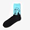 1 Pair Street Wear Socks President Queen Socks for Lovers Socks for Female Male Fashion Accessories