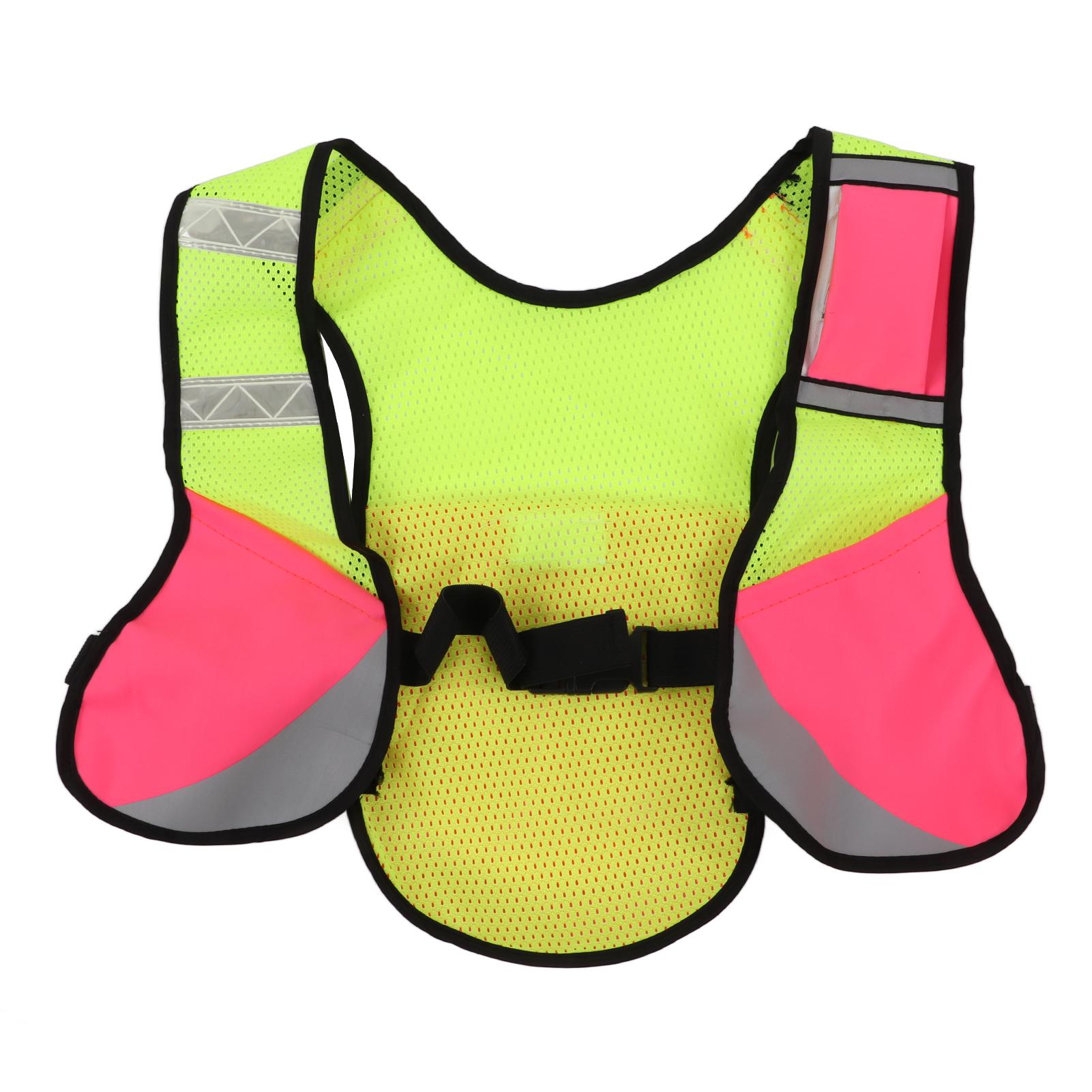 Elastic Multifunction Reflective Vest for Night Riding Sports Breathable Reflective Waistcoat