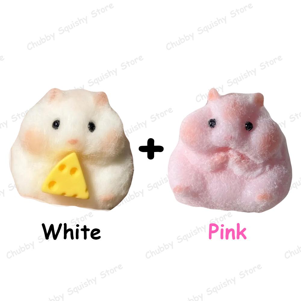 Hamster Taba Squishy Silikon Flauschig Niedlicher Hamster Tier Squishy Spielzeug hi Spielzeug Getigert Anti Stress Abbau Hand Entspannung Geschenk