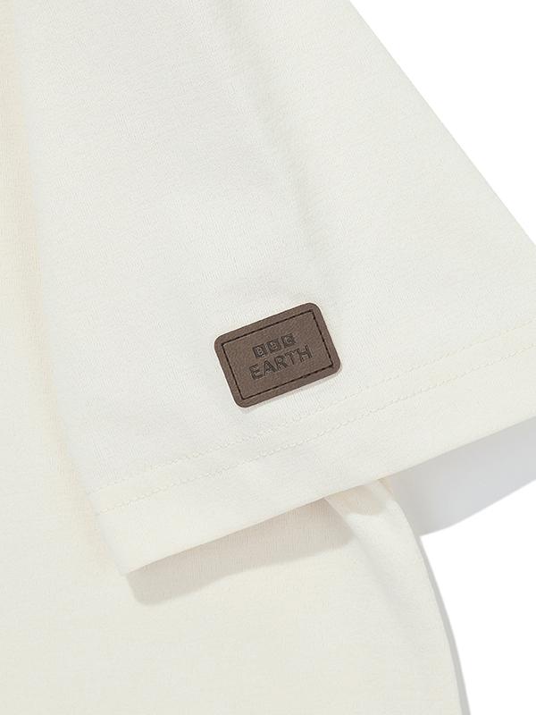 BBC EARTH W Dolphin Short Sleeve Round_White