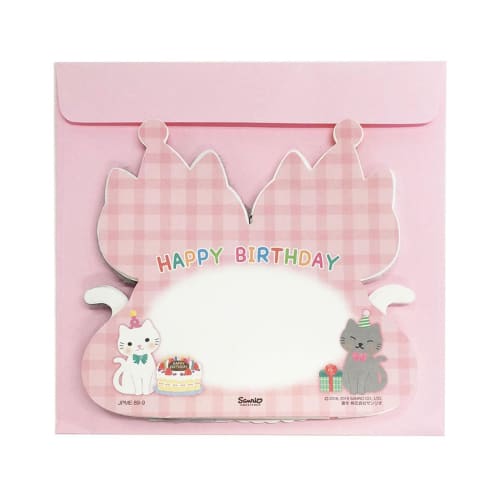 Sanrio Birthday Celebration Light & Melody 2 Fluffy Cats JPME89-9R P172 184217