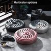 Multi-purpose Portable Metal Mosquito Coils Holder Sandalwood Rack with Cover Anti Incense Plate Tray Home Hotel Camping