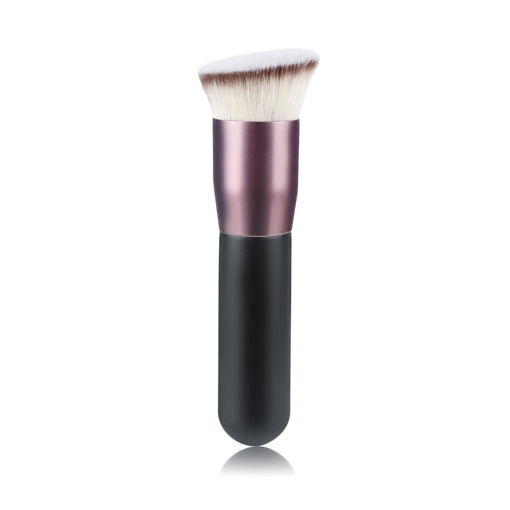 New big fat pier flat head oblique head round head foundation brush, single makeup brush, convenient non-marking foundation brush tool