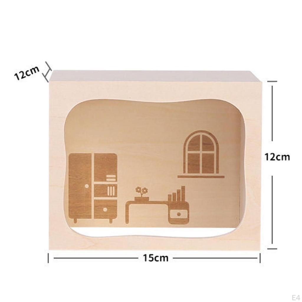 Hamster Cage Accessories Hiding Supplies Decoration Peeking Shed Hideout for Hamsters Gerbils