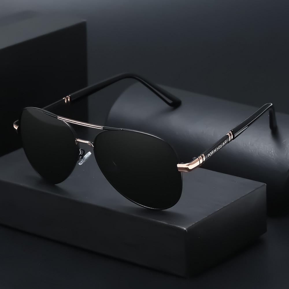 Aviator Sunglasses for Men Polarized Original Classic UV400 Light Frame UV Protection Mens Sun Glasses Sun Protection Fishing Sh