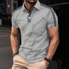 Fashion New 2025 Summer New Casual Versatile Small Dot Men's Short-sleeved POLO Shirt