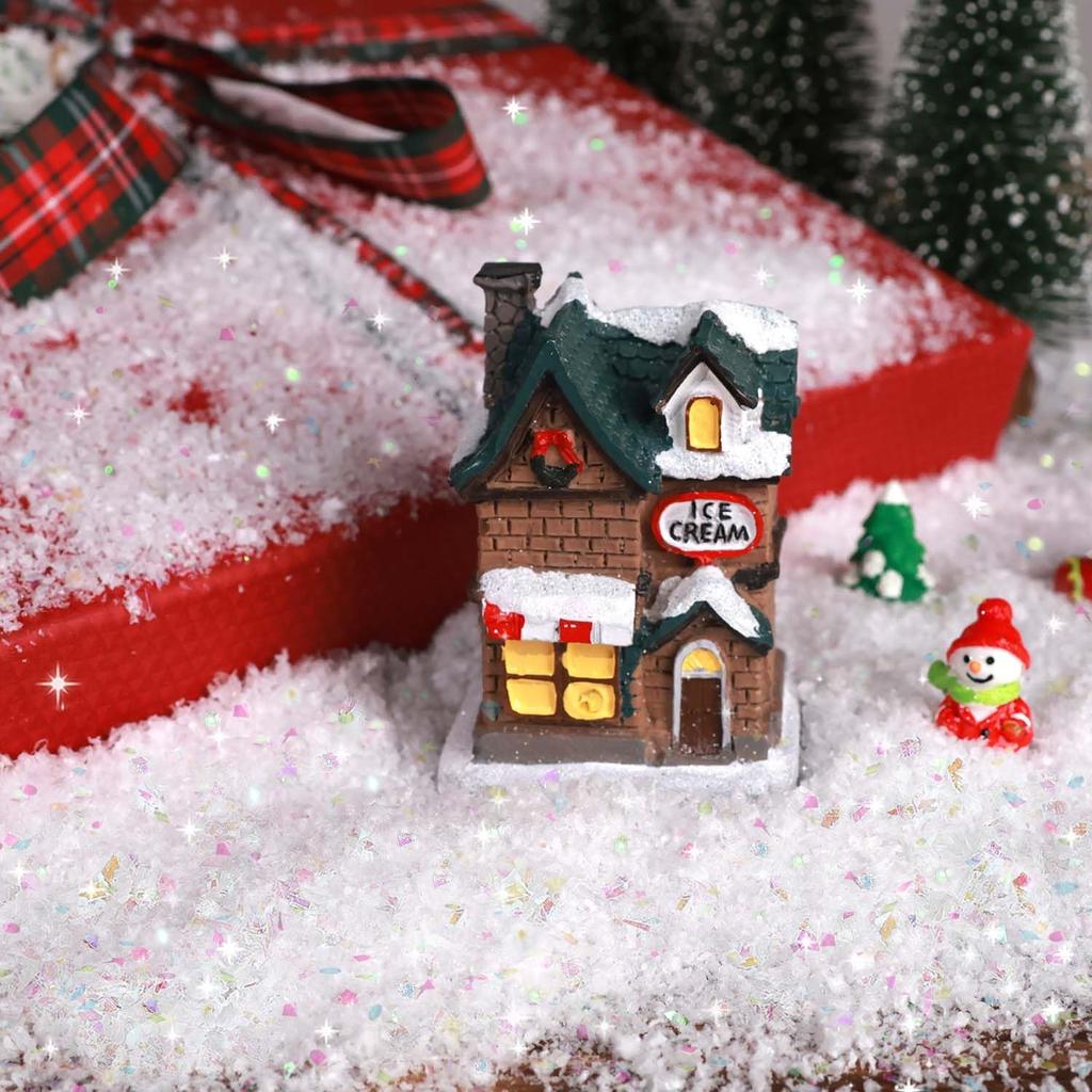 600/200g Artificial Snow Powder Christmas White Colorful Fluffy Fake Snowflakes Snowpowder Xmas Tree Winter Scene Party Decor