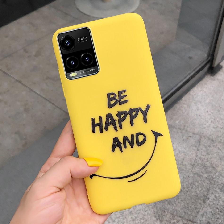 Cartooon Phone Case For Vivo Y21 2021 Y21S Y 21 V2110 V2111 Candy Silicon Case Back Cover For Vivo Y33S Y 33S V2109 Shell Funda