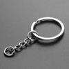 25mm Jewelry Split Ring DIY Short Chain Keyring Key Fob Keychain