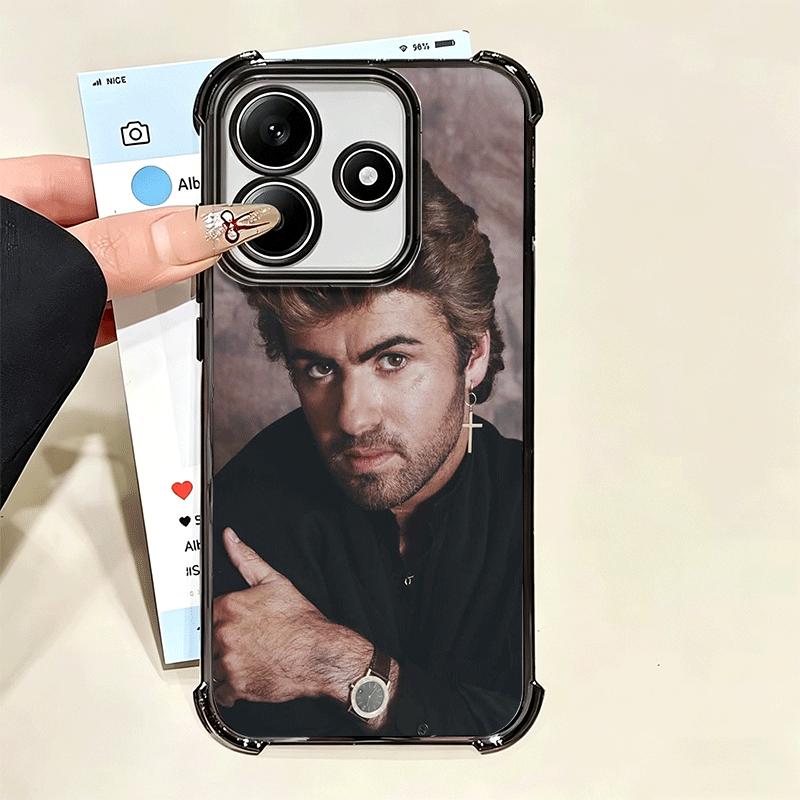 George Michael Soft Phone Case For Xiaomi Poco X7 X8 Pro Max X6 X5 X3 F8 Ultra F7 M8 M7 M5S Redmi 15C 15A 15 14C 13C 12C 13 12
