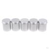 Aluminum Tin Jars Cosmetic Metal Tins Empty Container Pot Screw Lid for Candle, Lip , Salve, Makeup,