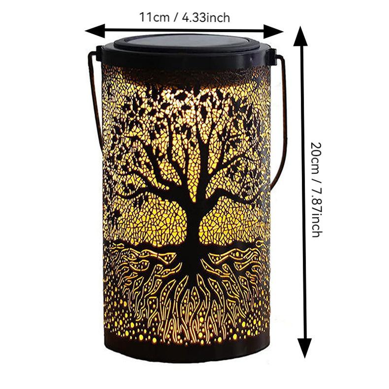 Hanging Solar Lights Solar Lantern LED Moroccan Garden Decor Solar Lanterns Outdoor Waterproof for Outside Patio Porch Pathway Hanging Decor