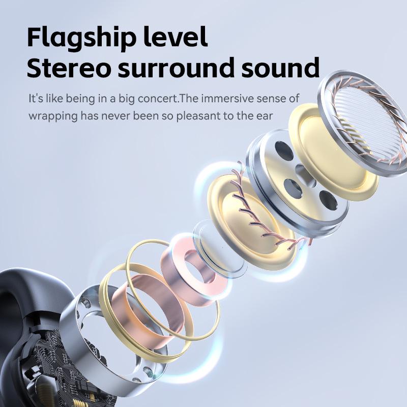 M30 Ear Clip Bone Conduction Sports Bluetooth Earphones with Ultra-long Battery Life