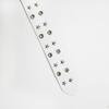 PU Leather Punk Waist Belt with Star Rivets And Double Buckles Holes For Daily Wear and Theme Occasion Dressingup Props