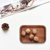 Japanese Solid Wood Rectangular Walnut Tray - Dinner, Dessert, or Fruit Plate
