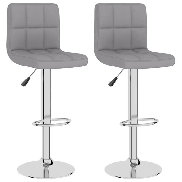 VidaXL Set of 2 Bar Stools, Pub Chair, Bistro Seat, Dining Room Kitchen Living Room Home Interior Furniture, 334239