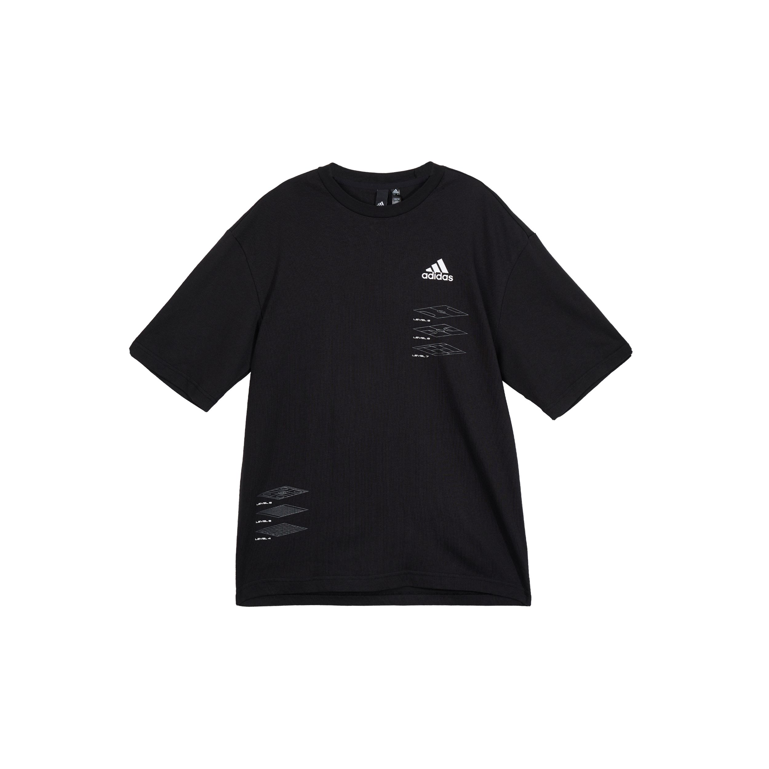 

Adidas St Rlx Game Tee Crew Neck Свободный крой с короткими рукавами Мужские топы Черный H40191 XXL