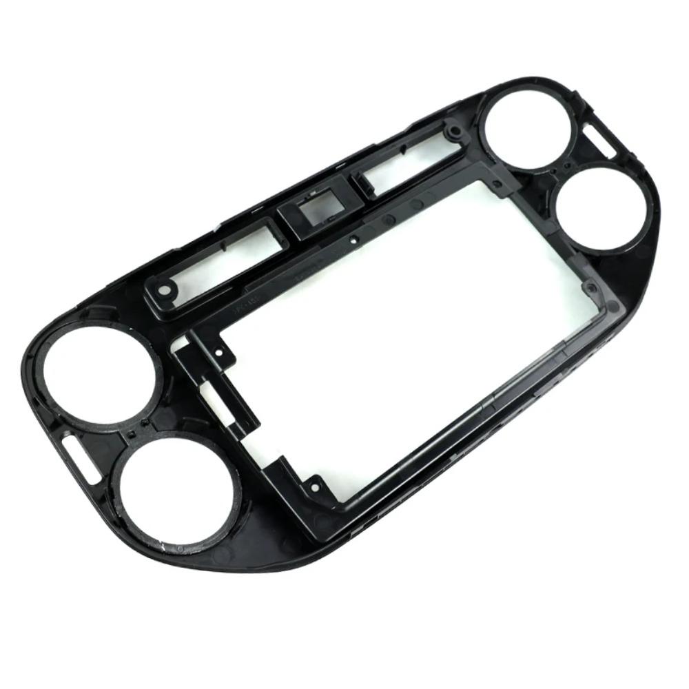 Car DVD Frame Audio Fitting Adaptor Dash Trim Facia Panel 9inch for VW Tiguan 2010-16 Radio Player 16pin Power Cable Canbus