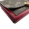Louis Vuitton M64587 Compact Wallet Monogram Monogram Portefeuille Flore Compact Bifold Wallet Brown Monogram Used