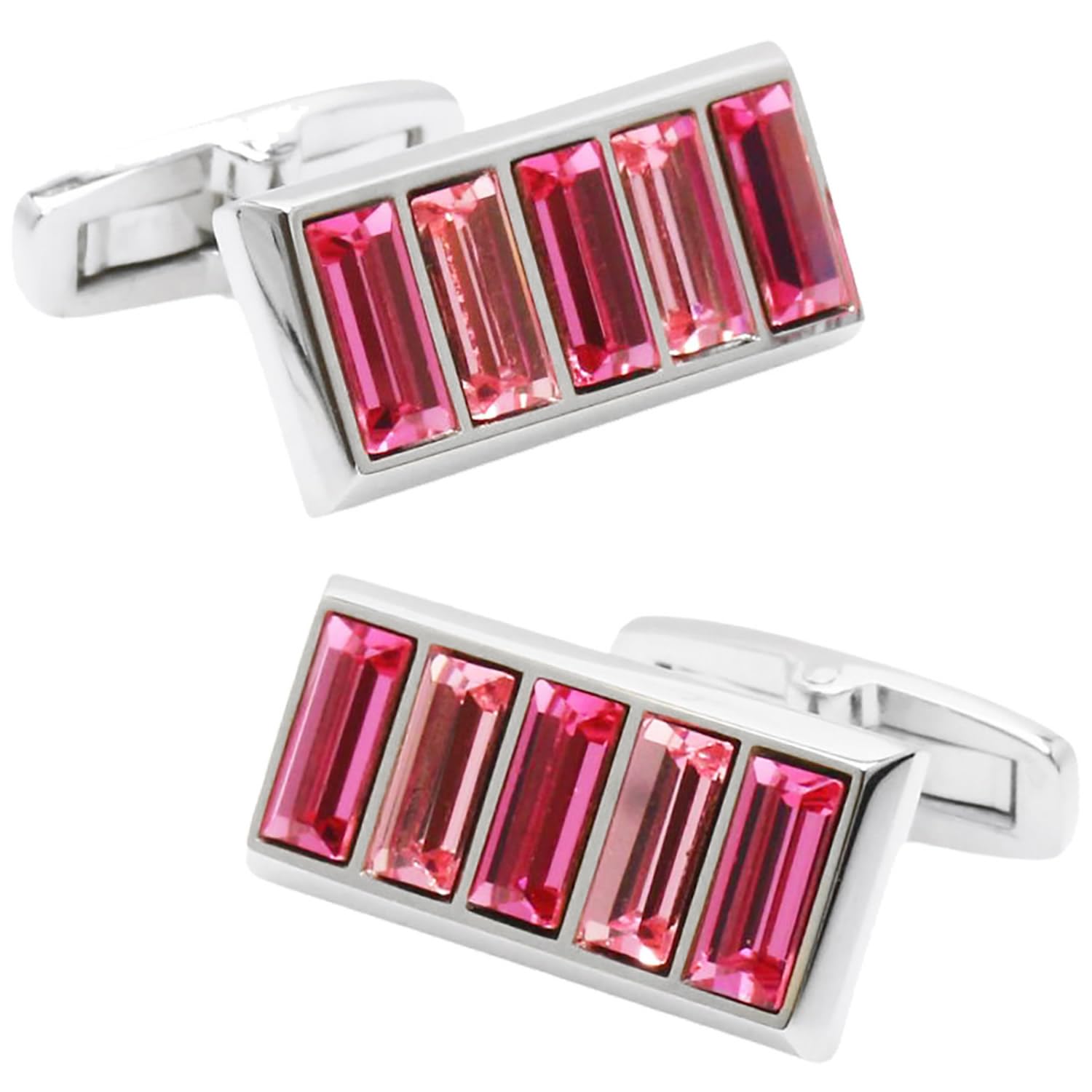 

запонки из розового хрусталя mila schon msc12392