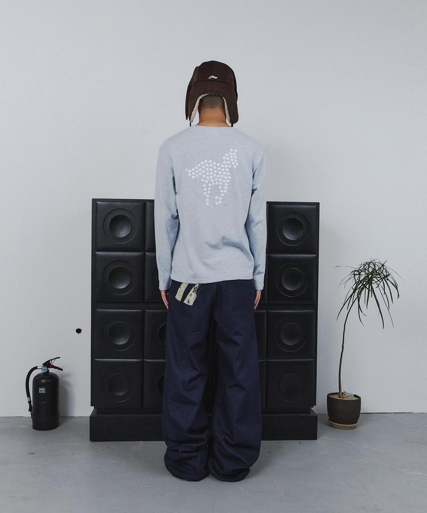 Tansanmageunesyum Pony Hotfix Long Sleeve (Sky Blue)