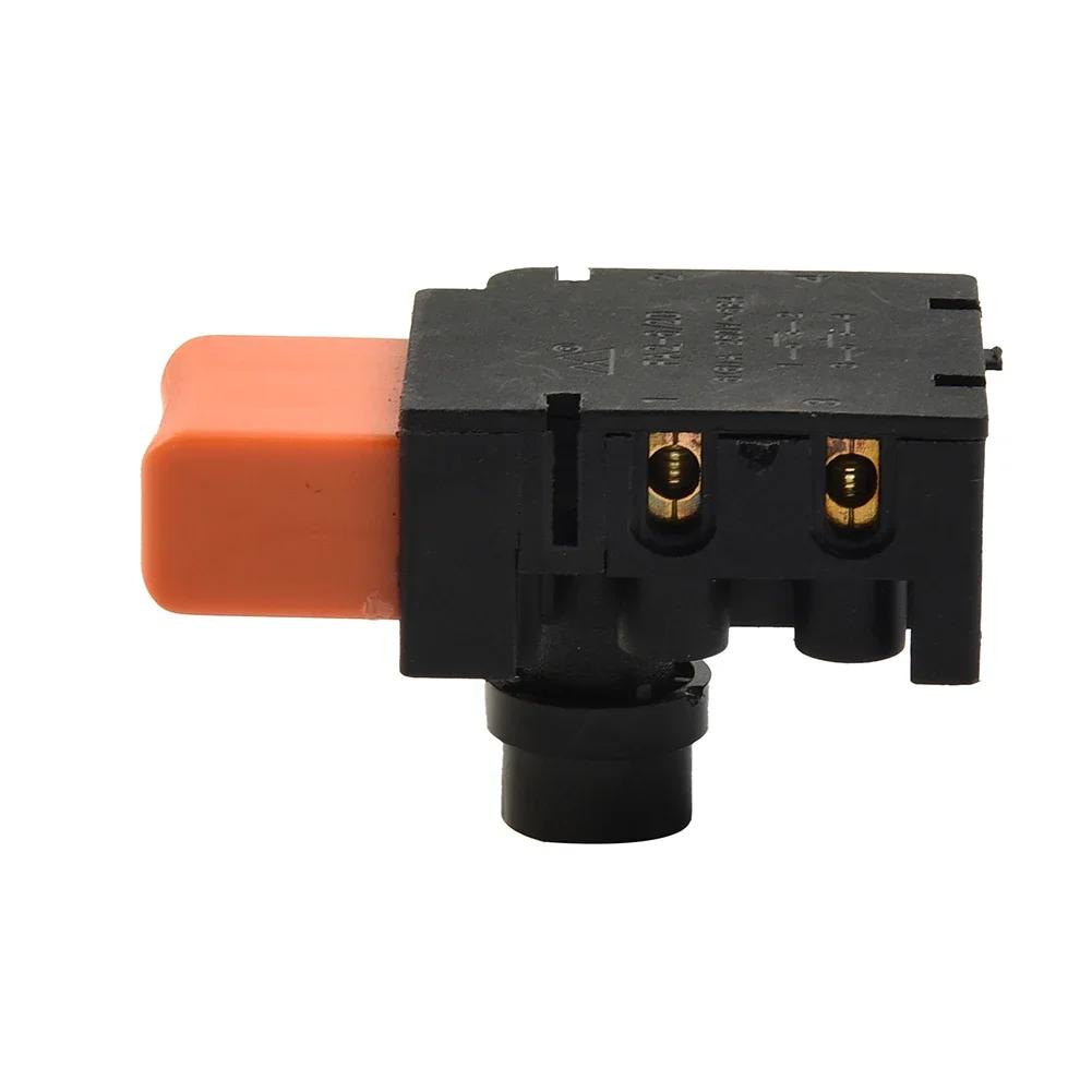 AC250V6A DPST Trigger Switch for 5016 Electric Chain Saw Built In Speed Control Off Lock Function for Power Tools