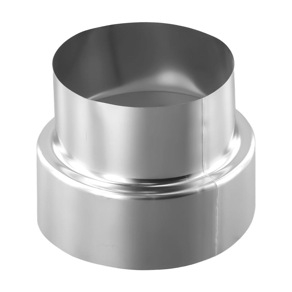 60-120mm Edelstahl Kaminrohr Reduzierstück Abgasrohr Reduzierverbindung Kaminadapter Ofenrohr Belüftungszubehör