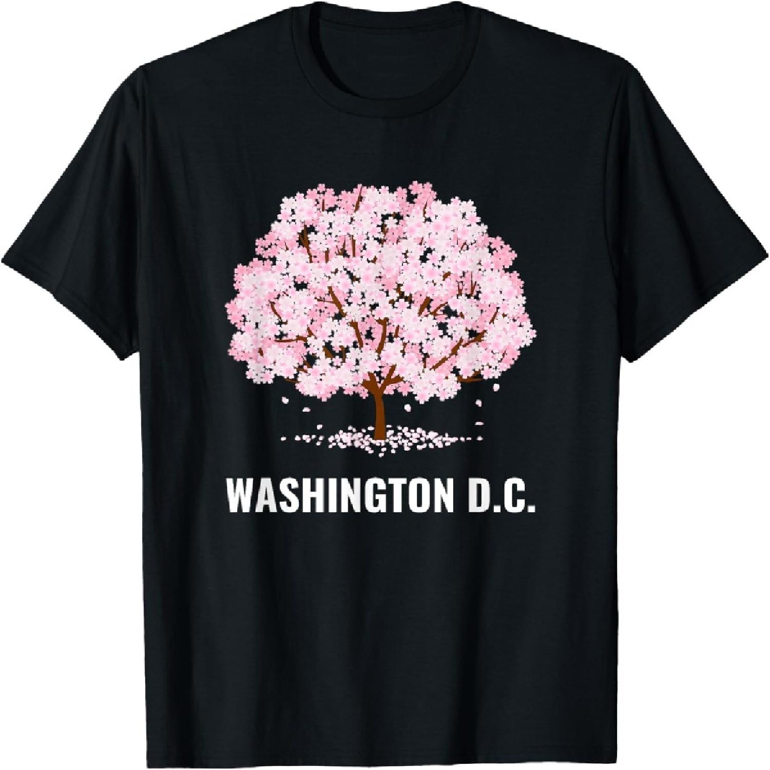 Washington DC Cherry Blossom Tree Bloom Festival T-Shirt S