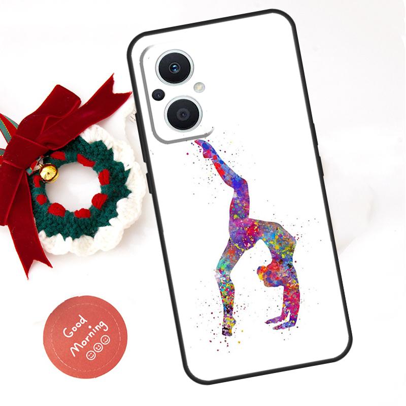 Love Gymnastics Case For OPPO Reno 8T 4Z 5Z 11F 10 11 Pro 5 6 7 8 Lite OPPO Find X2 X3 X6 Pro X5 Lite Cover
