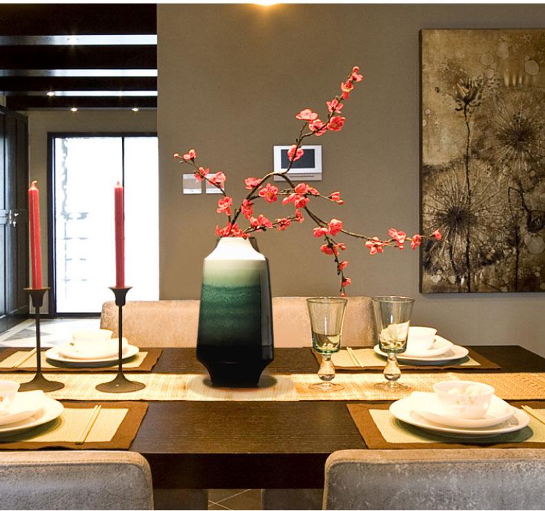 Zen-Inspired Dried Flower Vase for Dining Table and Living Room Display