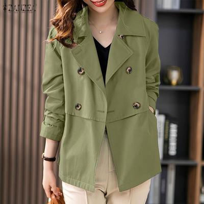Women Turn Down Collar Casual Long Sleeve Thin Cardigan Outwear