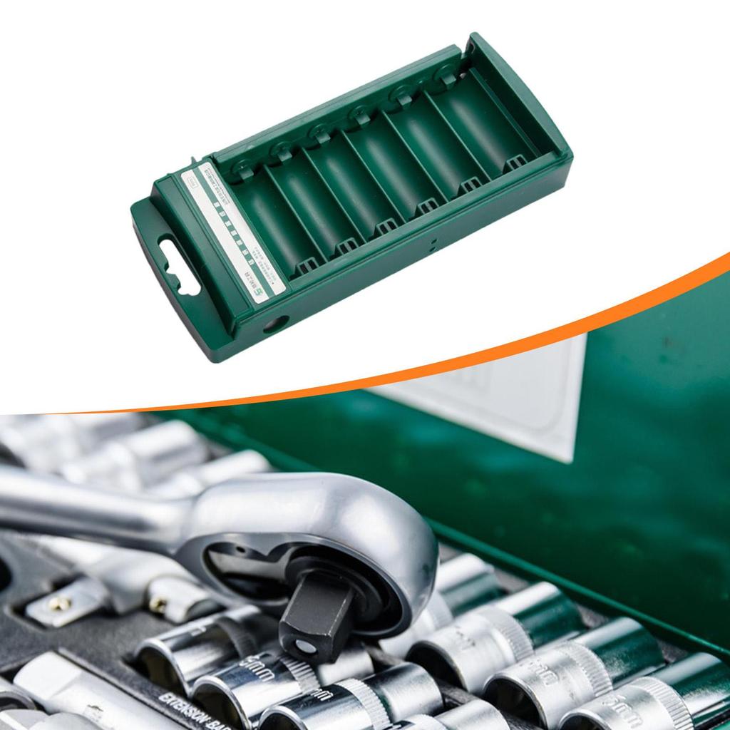 Sockets Organizer Box 1/2 inch Practical Convenient Garage Tool Holder for Electrician