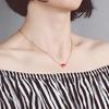 Simple Leisure Heart Shaped Pendant Necklace Women Fashion Elegant Jewelry