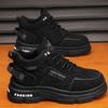 Men's Shoes With Thick Soles Height Increasing Sports Work Board Low Cut Martin Boots Casual Wear-resistant Workwear