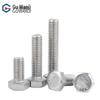 Guwanji 304 Rustfrit Stål Fuldgevind Sekskant Hoved Bolte