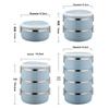304 Stainless Steel Multi-layer Lunch Box for Office and Student Use