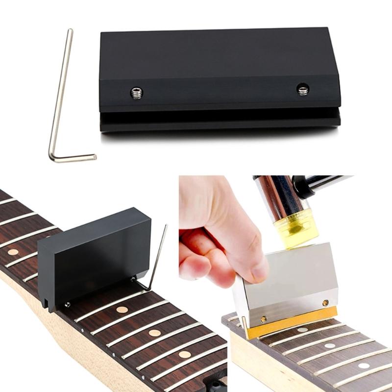 Aluminum Guitar Fret Press Caul Guitar Repair Tool Fingerboard Fret Press Caul Musical Instrument Accessories