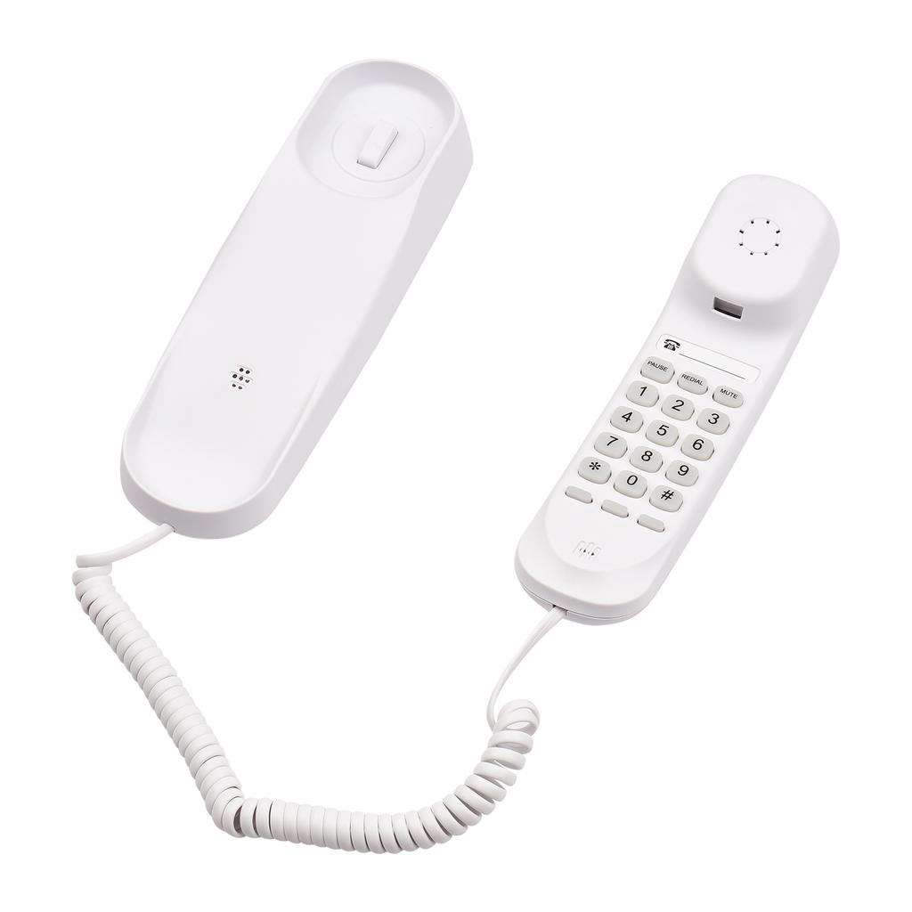   Desktop Corded Landline Phone Fixed Telephone Wall Mountable Supports MuteCelsius PauseCelsiusRedial Functions for Home Hotel   Bank Call Ce