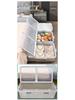 Large Transparent Under-Bed Storage Box - Moisture-Proof Organizer for Home or Dorm