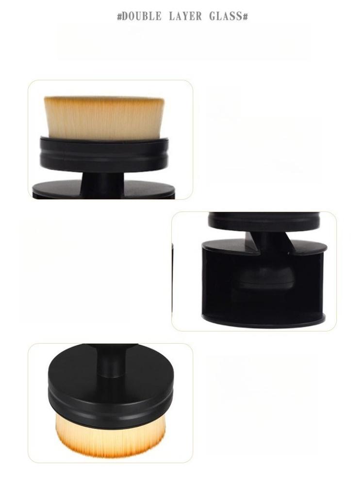 1ks Velký štětec na razítkování, přenosný štětec na make-up, bezešvý štětec na make-up
