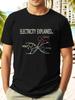 Funny Electricity Explained Graphic T-shirt - Casual Summer Short Sleeve Crewneck