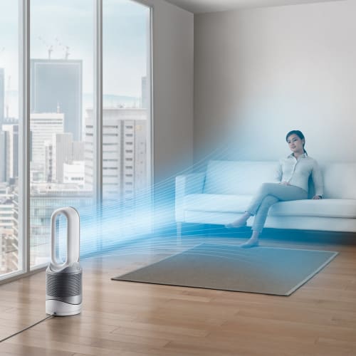 Dyson Varmevifte med luftrenser Dyson Pure Hot + Cool Link HP03WS Hvit/Sølv