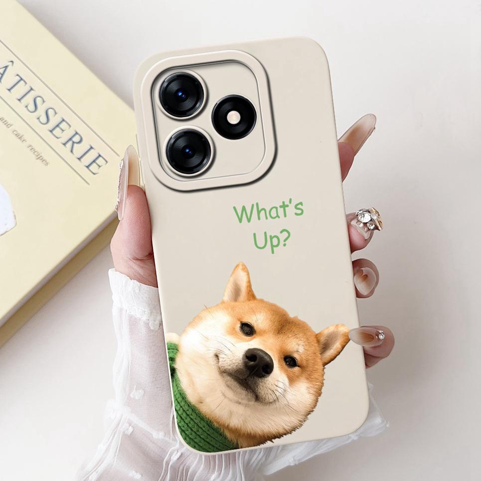 For Cover Tecno Spark 10 Pro Lovely Panda Funny Animals Meme Funda Etui For Tecno Spark 10 10C Spark10 Soft Liquid Silicone Etui