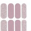 16 Pieces Cured Gel Nail Strips, Stickers with File, Patches Semi