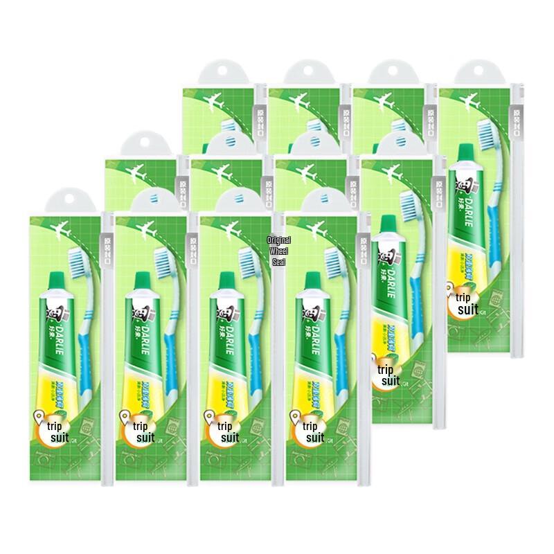 Darlie Дорожный набор зубной пасты и зубной щетки Double Mint - 12 штук