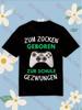 Unisex T-shirt Born Gamers Forced To Console Games Classic Design Soft Comfortable High-quality