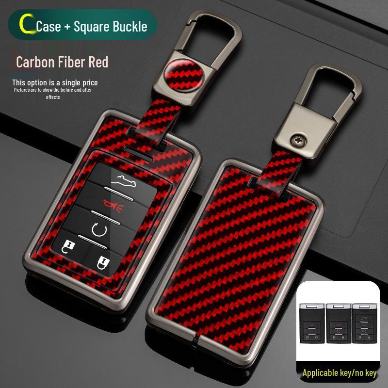 Premium Key Case for Cadillac XTS, SLS, Seville, CTS, SRX, Escalade, ATS - Men's Luxury Accessory