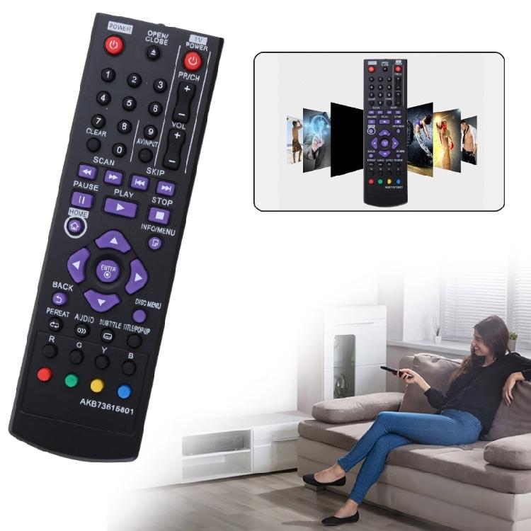 AKB73615801 Remote Controller Replacement Remote for LG BD670 BD570 BP220N BP320
