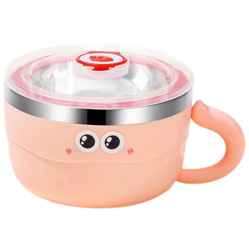 Wutuo 316L Steel Baby Feeding Bowl with Handle